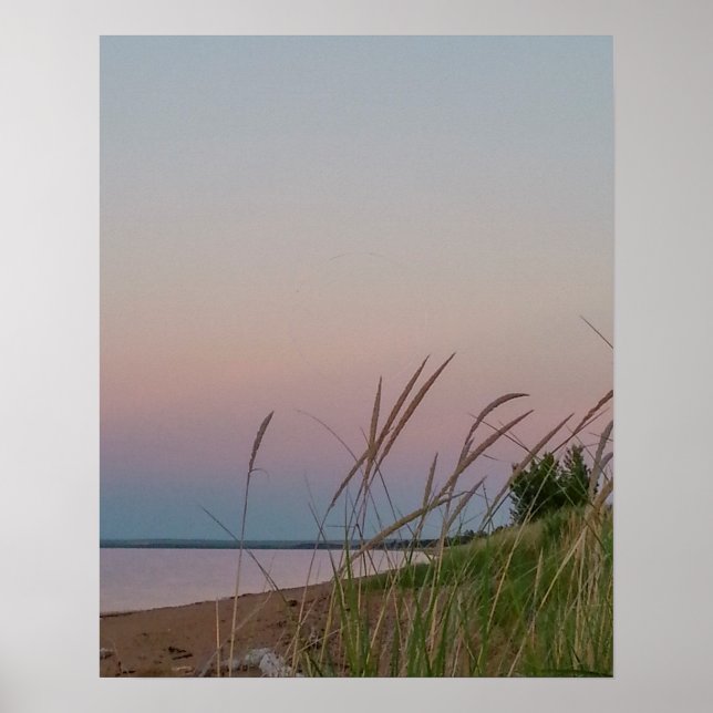 Der Lake Superior bei Sunset Poster (Vorne)