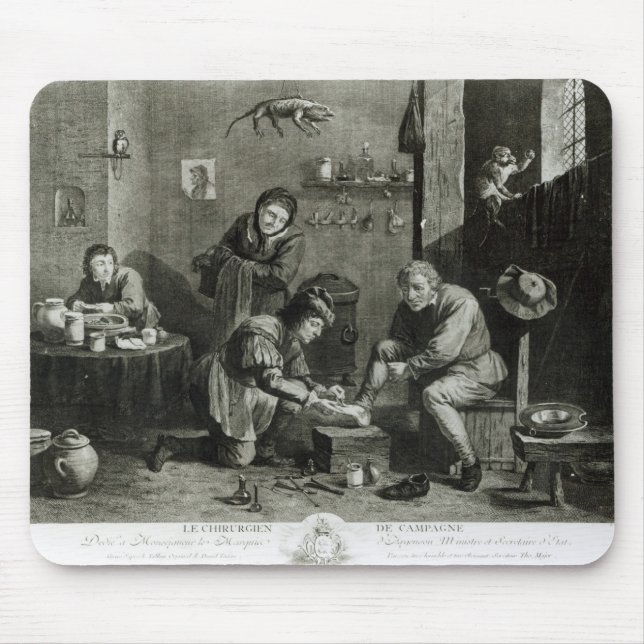 Der Land-Chirurg Mousepad (Vorne)