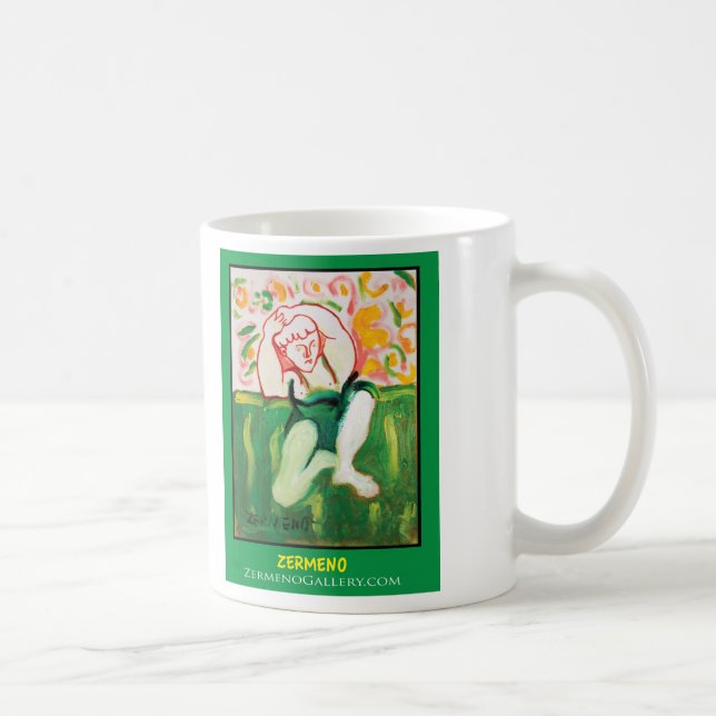 "Der Landarbeiter" durch Zermeno Kaffeetasse (Rechts)