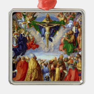 Der Landauer Altarpiece, Allerheiligen, 1511 Silbernes Ornament