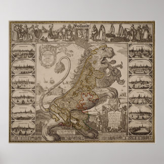 Der Landkreis Holland Poster