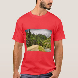 Der Landschaftliche Fluss Payette überdeckt T-Shirt