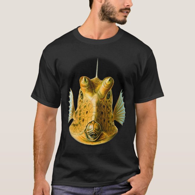 Der Lang-gehörnte Cowfish T-Shirt (Vorderseite)