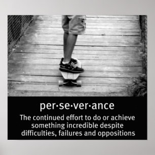 Der langboarding Tee Poster