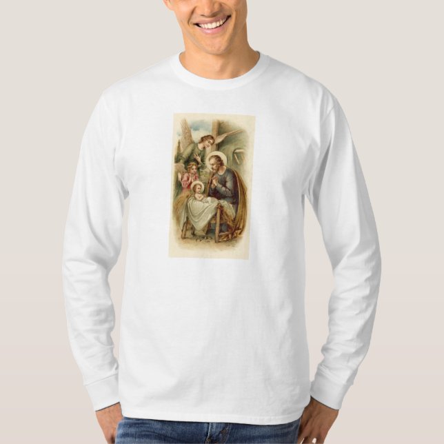 Der lange sleeved T - Shirt der Männer: St- (Vorderseite)