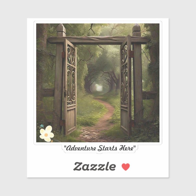 "Der lange Weg" Aufkleber (Blatt)