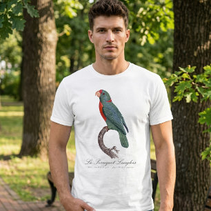 Der Langlois-Papagei von Jacques Barraband T-Shirt
