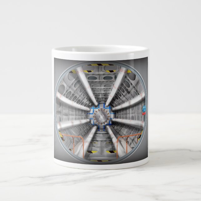 Der Large Hadron Collider Jumbo-Tasse (Vorderseite)