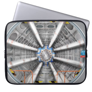 Der Large Hadron Collider Laptopschutzhülle