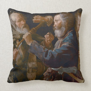 Der Lärm der Bettler, c.1625-30 (Öl auf Leinwand Kissen