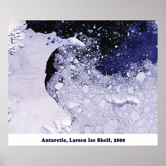 Der Larsen-Eisschelf 2000 Poster (Vorne)