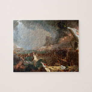 Der Lauf des Imperiums: Zerstörung von Thomas Cole Puzzle