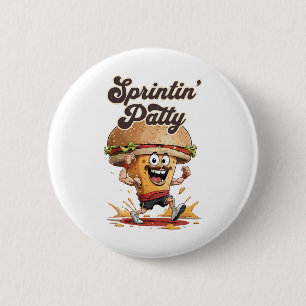 Der Laufende Cheeseburger Button
