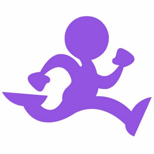 Der laufende Mann Fotoskulptur Ornament (Vorne)