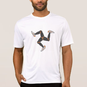 Der Läufer-Shirt der Manx Männer T-Shirt