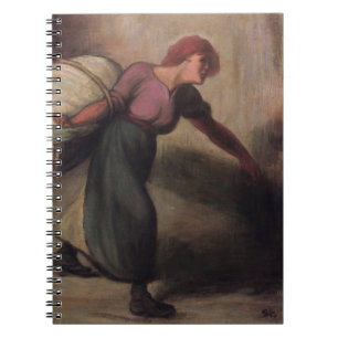 Der Laundress, 1894 (Öl auf Leinwand) Notizblock
