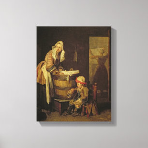 Der Laundress Leinwanddruck