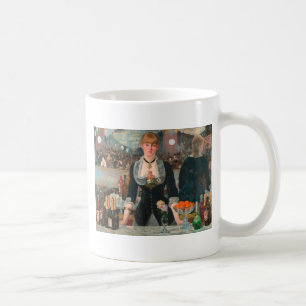 Der launische Pariser Barkeeper Manet Ein Bar bei Kaffeetasse