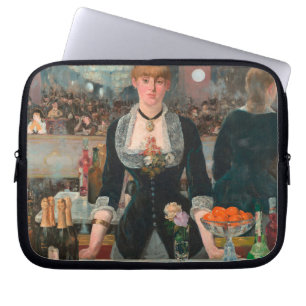 Der launische Pariser Barkeeper Manet Ein Bar bei  Laptopschutzhülle