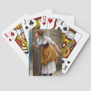 Der Lauscher (von Eugene de Blaas) Spielkarten