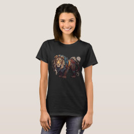 Der lebendige Lion Design Versatile Style: T-Shirt