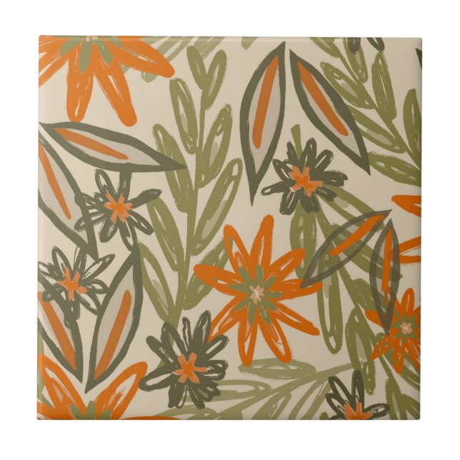 Der lebendige Wilderness-Garten Blume Blumenkohl Fliese (Vorderseite)