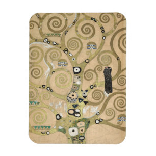 Der Lebensbaum, Gustav Klimt Ölgemälde Magnet