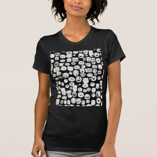 Der Lebenszyklus der Emoji im Gesicht T-Shirt