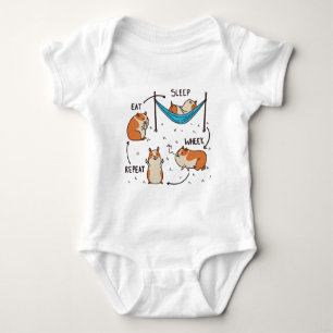 Der Lebenszyklus eines Meerschweinchens Baby Strampler