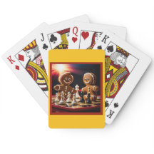 Der Lebkuchenmann schüttelt mit seiner Schwester