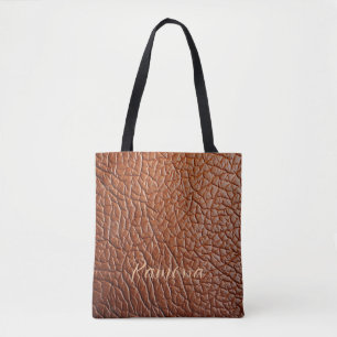 Der Leder-Look / Individuelle Einkaufstasche
