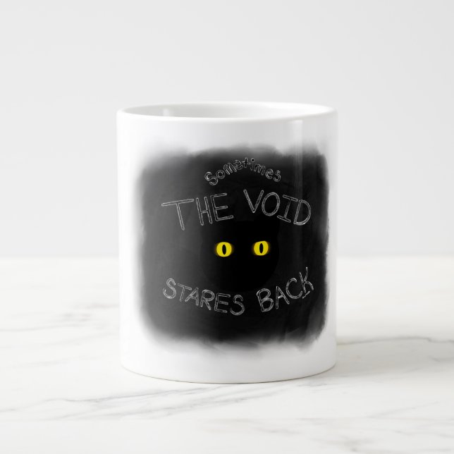 Der leere Halt zurück Jumbo-Tasse (Vorderseite)