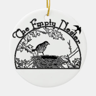 Der leere Nester Keramik Ornament