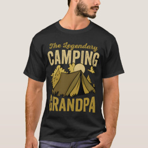 Der legendäre Lagerfeuer-Opa-Outr-Camping-Bein-gi T-Shirt