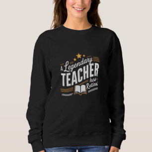 Der legendäre Lehrer hat sich dank der Lehrerin Ap Sweatshirt