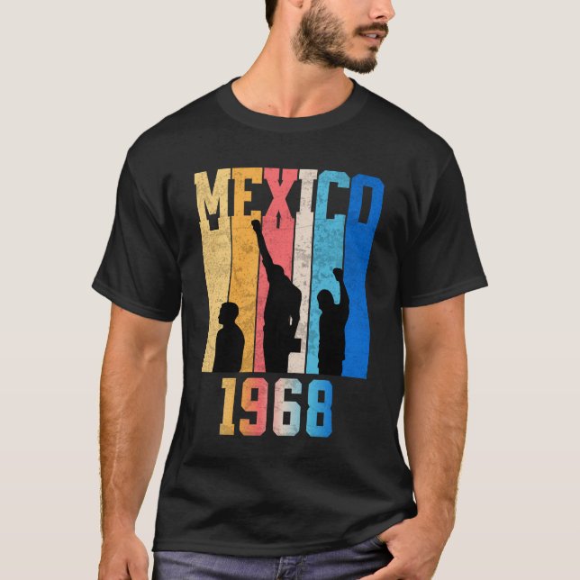 Der legendäre Protest der Mexiko-Olympia von 1968 T-Shirt (Vorderseite)