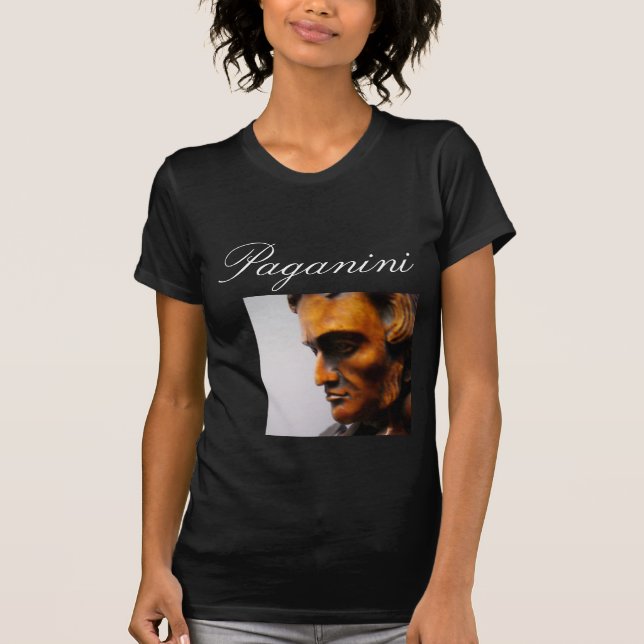 Der legendäre Violinist Paganini T-Shirt (Vorderseite)