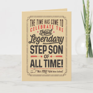 Der legendärste Sohn aller Time Card Karte