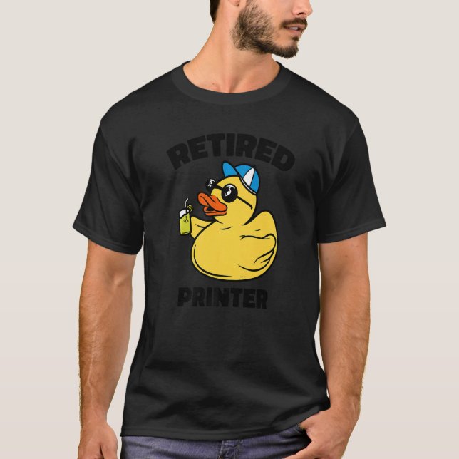 Der Legende-Drucker wurde geerbt T-Shirt (Vorderseite)