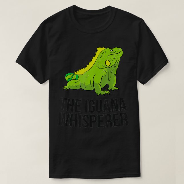 Der Leguan-Flüsterer Gecko-Echse  T-Shirt (Design vorne)