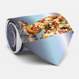 Der lehnende Turm der Pizza (Pisa) Krawatte