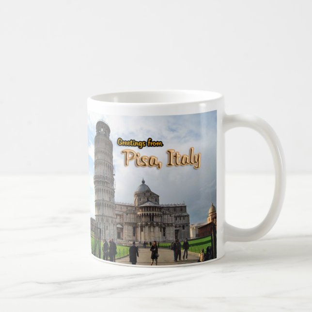 Der lehnende Turm von Pisa, Italien Tasse (Rechts)