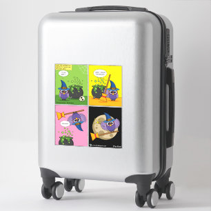 Der Lehrassistent - Comic reinigen Aufkleber