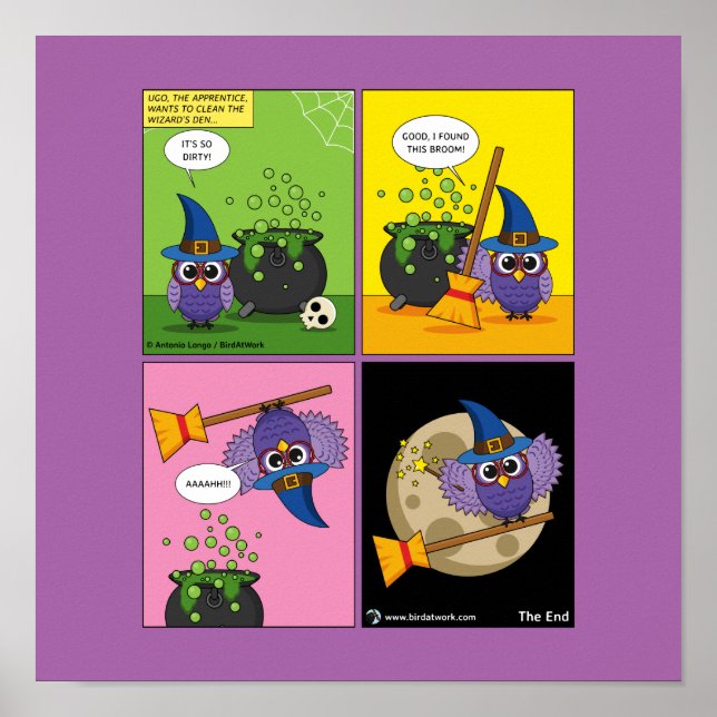 Der Lehrassistent - Comic reinigen Poster (Vorne)