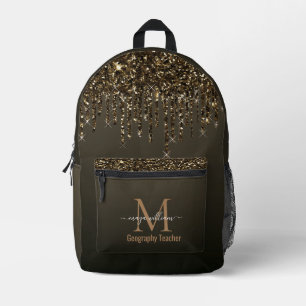 Der Lehrer der Geografie, Geschenk des schicken Le Bedruckter Rucksack