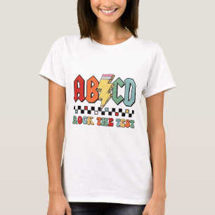 Der Lehrer des Tages Motivierend Retro Rock the Te T-Shirt