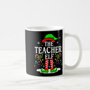 Der Lehrer Elf Lustiges Weihnachten Lehrer Weihnac Kaffeetasse
