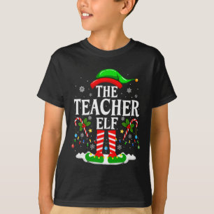 Der Lehrer Elf Lustiges Weihnachten Lehrer Weihnac T-Shirt