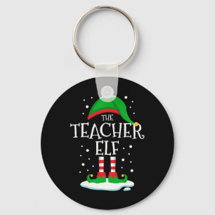Der Lehrer Elf Weihnachten Familie Passende Xmas G Schlüsselanhänger