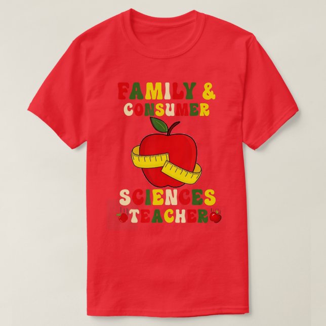 Der Lehrer für Familie und Konsumentenwissenschaft T-Shirt (Design vorne)